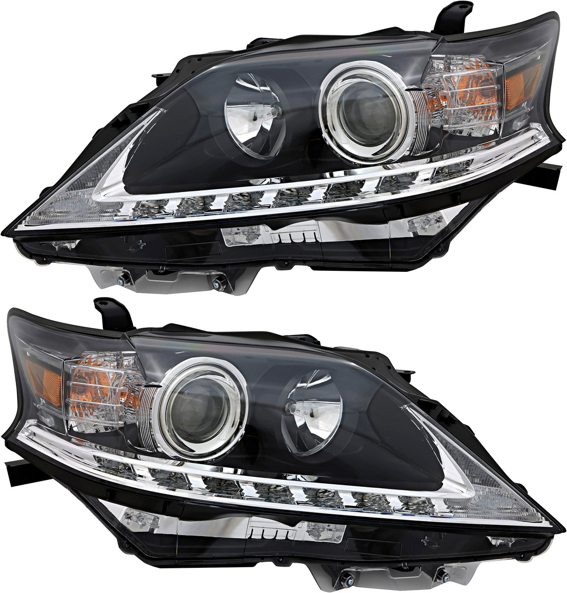 2015 Lexus RX450h Headlights Driver Left and Passenger Right Side